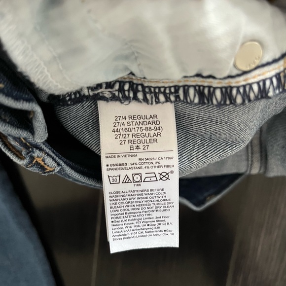 GAP True Skinny High Rise Jean in Medium Indigo - Picture 8 of 8